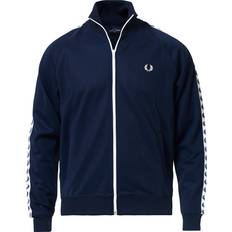 Fred Perry Herr Jackor Fred Perry Taped Track Jacket - Carbon Blue