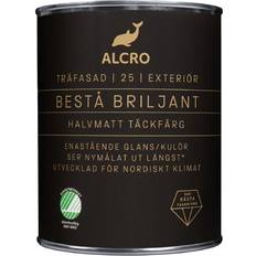 Alcro Röd - Träfasadsfärger Målarfärg Alcro Bestå Briljant Träfasadsfärg Röd 1L