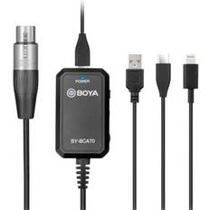 USB-kabel Kablar Boya XLR/USB C-USB A/USB C/Lightning M-F Adapter 6m