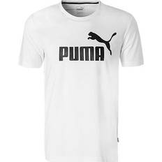 Puma Vita T-shirts & Linnen Puma Essentials Short Sleeve T-shirt - White