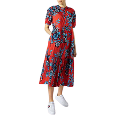 42 - Blommiga - Midiklänningar Tommy Hilfiger Floral Print Relaxed Fit Maxi Dress - Hot House Floral/Fireworks