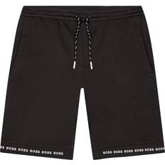 HUGO BOSS Headlo 1 Shorts with Logo Hems - Black