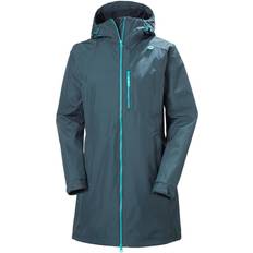 Helly Hansen Dam - XXS Ytterkläder Helly Hansen W Long Belfast Jacket - Orion Blue