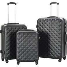 4 hjul - ABS-plast - Hårda Resväskor vidaXL Hardcase Suitcase - 3 delar