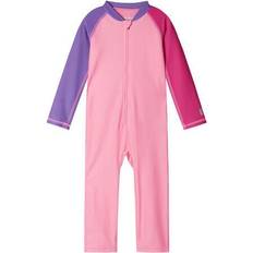 UV-set Barnkläder Reima Polskii Toddler's Swimsuit - Neon Pink (516563-4420)