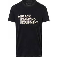 Black Diamond T-shirts & Linnen Black Diamond Stacked Logo T-shirt - Black