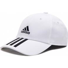 Adidas Kepsar adidas Baseball 3-Stripes Twill Cap Unisex - White/Black/Black