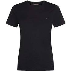 Tommy Hilfiger Dam - Kort ärmar T-shirts Tommy Hilfiger Heritage Crew Neck T-shirt - Masters Black