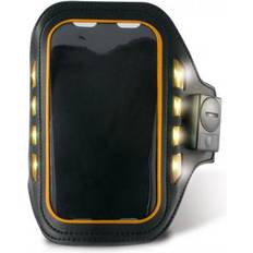 Neopren - Orange Sportarmband Ksix LED Sport Armband for Smartphone upto 4"