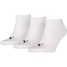 Bomull Strumpor Puma Sneaker Plain Socks 3-pack - White