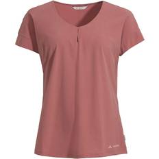 Plissering T-shirts Vaude Skomer V-Neck T-Shirt Women's - Dusty Rose