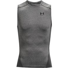 Under Armour HeatGear Armour Sleeveless Men - Carbon Heather/Black