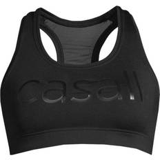 Casall Träningsplagg BH:ar Casall Iconic Wool Sports Bra - Black Logo