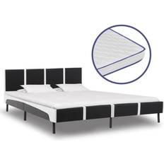 vidaXL Bed with Memory Foam Mattress 68cm Ramsäng 180x200cm