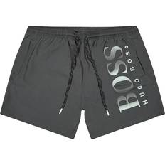 Polyamid Badbyxor Hugo Boss Octopus Swim Shorts - Dark Grey