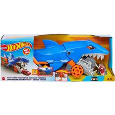 Mattel Plastleksaker Leksaksfordon Mattel Hot Wheels Shark Chomp Transporter