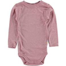 Bomull Bodys Joha Body with Long Sleeves - Dusty Pink (62515-122-15715)