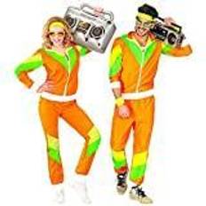 80-tal - Orange Maskeradkläder Widmann 80s Jogging Clothes