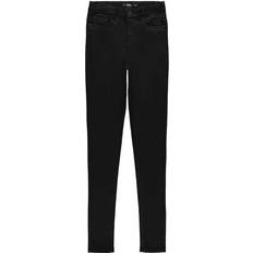 Name It High Waist Skinny Fit Jeans - Black/Black Denim (13182672)