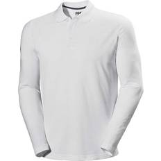 Polyamid Pikétröjor Helly Hansen Crewline Long Sleeve Polo Shirt - White