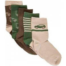 Minymo Strumpor Barnkläder Minymo Socks 5-pack - Cocoa Brown (5079-281)
