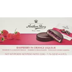 Marsipan Anthon Berg Raspberry In Orange Liqueur 220g 8st