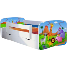 Eurotoys Safari Junior Bed with Drawer & Mattress 70x140cm