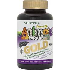 Multivitaminer - Nypon Vitaminer & Mineraler Nature's Plus Animal Parade Gold Multivitamin Grape 120 st