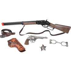 Plastleksaker - Poliser Rolleksaker Gonher Wild West Revolver & Rifle