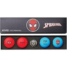 Blåa Golfbollar Volvik Marvel Gift Set Spider Man (4 pack)
