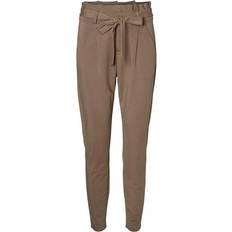 Vero Moda Nylon Byxor & Shorts Vero Moda Eva Loose Fit Trousers - Brown/Bungee Cord