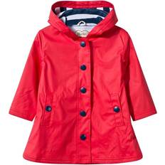 Randiga Regnjackor Barnkläder Hatley Lining Splash Jacket - Red with Navy Stripe (RC8CGRD003)
