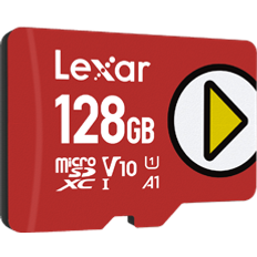 128 GB - microSDXC Minneskort & USB-minnen LEXAR Play microSDXC Class 10 UHS-I U1 V10 A1 128GB