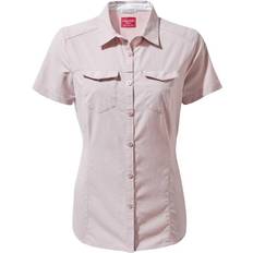 20 - Dam Skjortor Craghoppers W Nosilife Adventure II Short Sleeves Shirt - Brushd Lilac