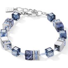 Coeur de Lion Geocube Bracelet - Silver/Blue