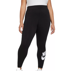 12 - Dam Tights Nike Essential High-Waisted Leggings Plus Size - Black/White