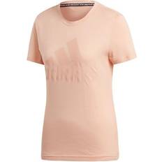 Adidas 42 - Bomull - Dam T-shirts & Linnen adidas Women Must Haves Badge of Sport T-shirt - Glow Pink