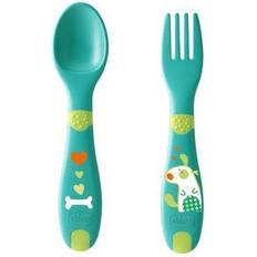 Chicco Blåa Nappflaskor & Servering Chicco First Cutlery