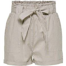 Only Smilla Paperbag Shorts - Brown/Toasted Coconut