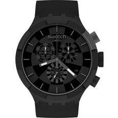 Swatch Kronografer Armbandsur Swatch Checkpoint Black (SB02B400)