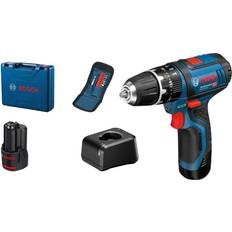 Bosch Borrmaskiner & Borrhammare Bosch GSB 12V-15 Professional (2x2.0Ah)