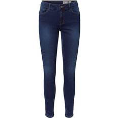 XXS Jeans Vero Moda Slim Fit Medium Waist Jeans - Blue/Dark Blue Denim