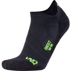 UYN Ghost Cycling Socks Men - Black/Yellow Fluo