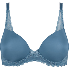 Triumph Amourette Spotlight Wired Padded Bra - Blue Snow