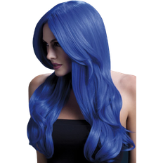 Smiffys Fever Khloe Wig Neon Blue