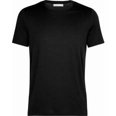 Rundringad T-shirts Icebreaker Merino Tech Lite II Short Sleeve T-shirt - Black