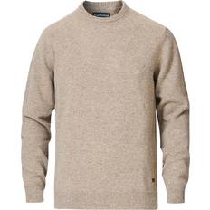 Barbour Herr - L Tröjor Barbour Patch Crew Sweater - Stone