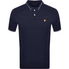 Lyle & Scott Lined Collar Polo Shirt - Navy