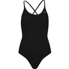 Puma Women's V-Neck Crossback Swimsuit - Black