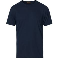 Stenströms T-shirts & Linnen Stenströms Solid Cotton T-shirt - Navy